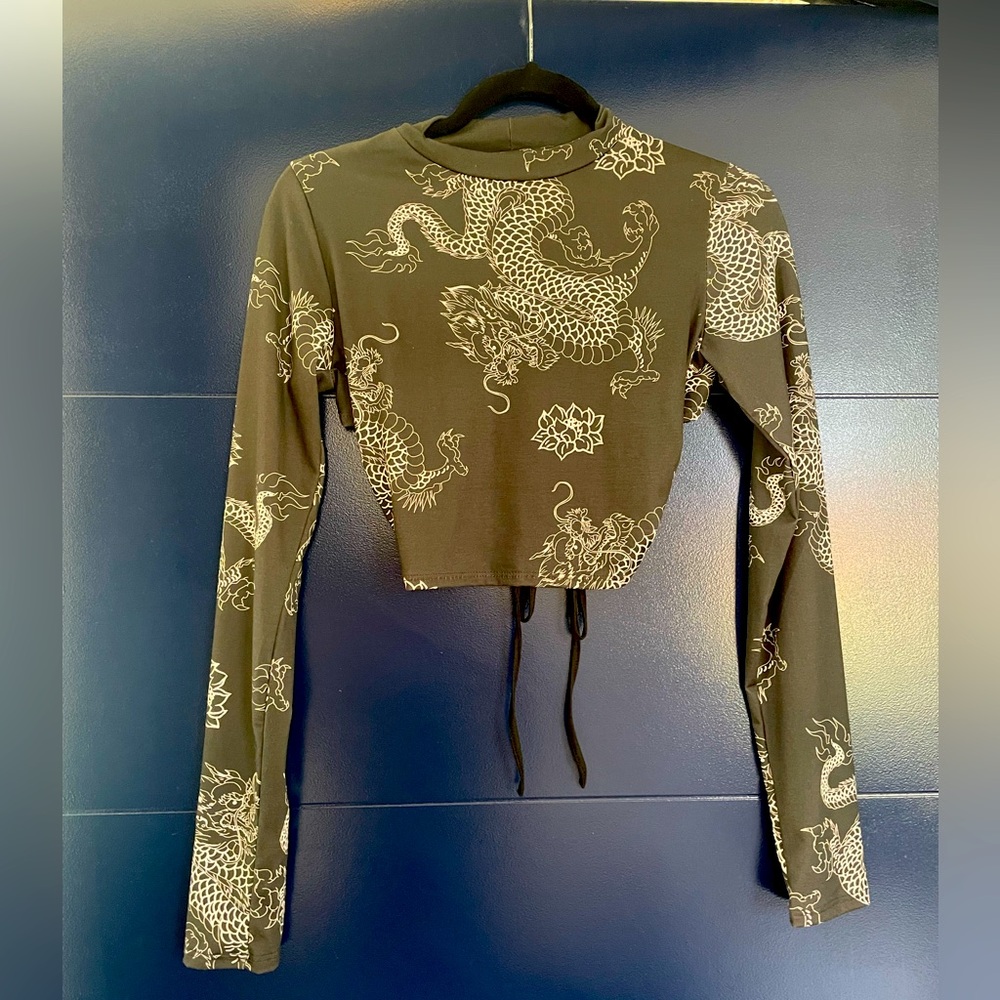 Long Sleeve Crop Top